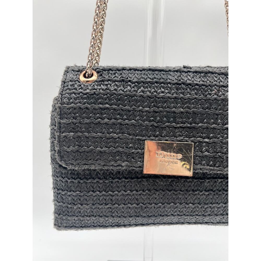 DUNE LONDON Woven Straw, Chain Link Bag - Picture 3 of 9